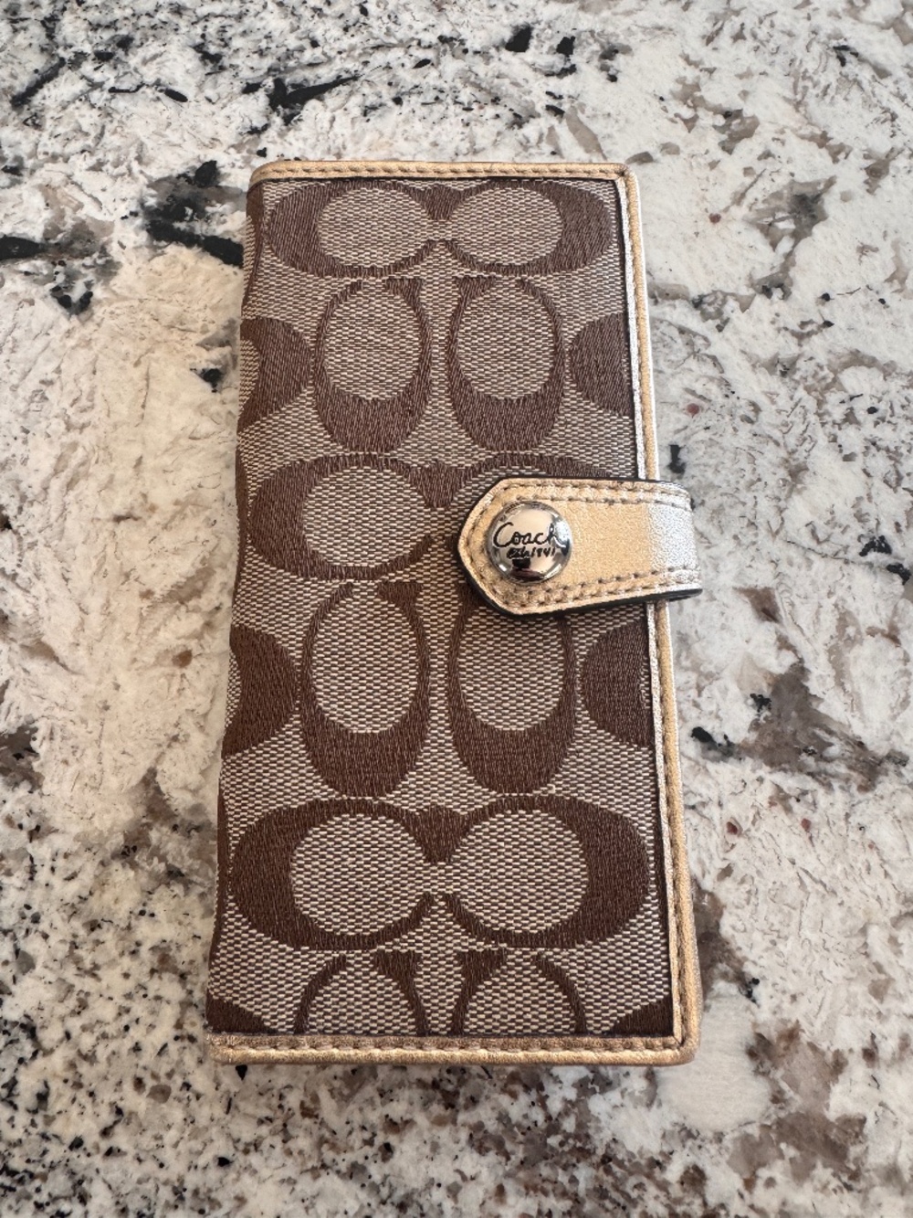 Coach Canvas & Leather Wallet